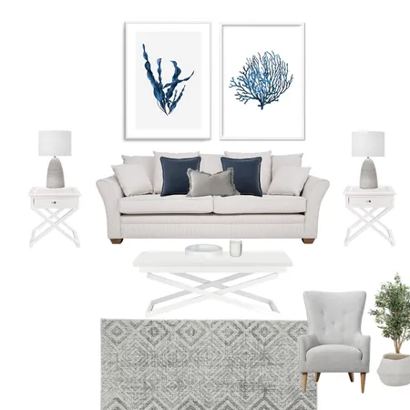 Hamptons white lounge Interior Design Mood Board by lushbykatemaree on Style Sourcebook