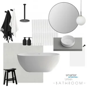 Urban Bathroom Interior Design Mood Board by smarter BATHROOMS + on Style Sourcebook