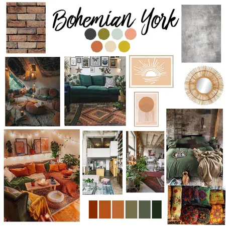 Bohemiam Interior Design Mood Board by josemassri on Style Sourcebook