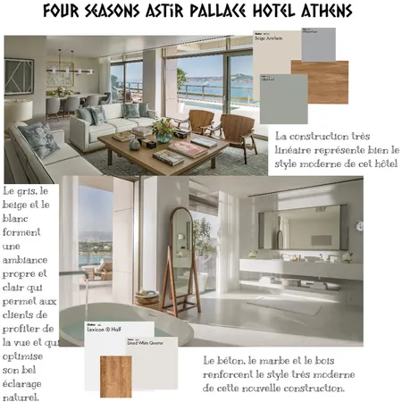Four Seasons Astir Hotel Athens Interior Design Mood Board by katrinemasson on Style Sourcebook