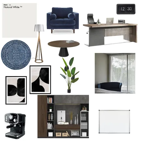 Home Office Interior Design Mood Board by JENNMUA_ on Style Sourcebook