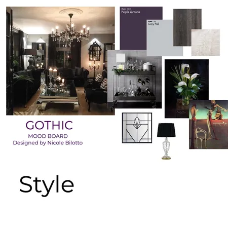 Gothic Living Room Interior Design Mood Board by Bilotton72 on Style Sourcebook