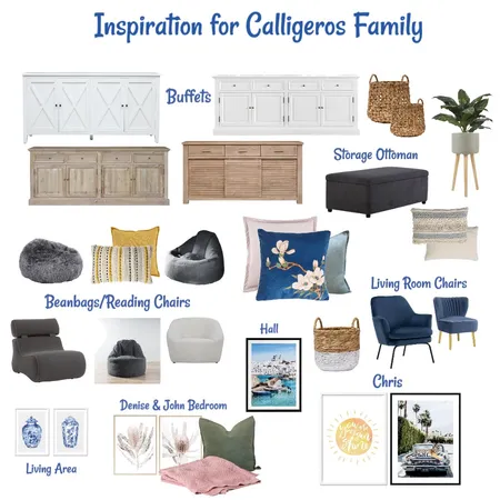 Calligeros Family Interior Design Mood Board by Haven Interior Style on Style Sourcebook