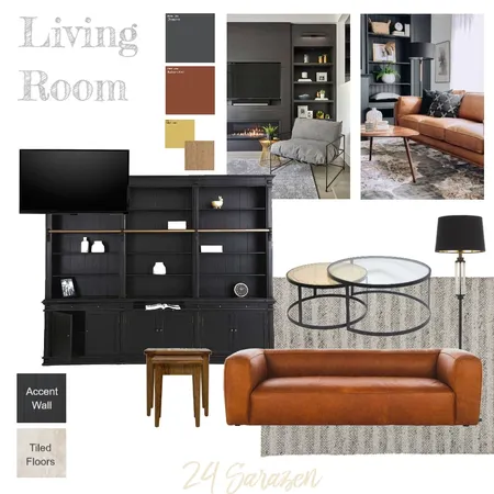 24Sarazen_LivingRoom Interior Design Mood Board by NicoleM on Style Sourcebook