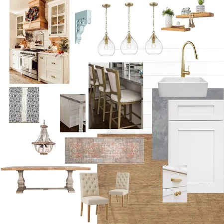 Farmhouse Kitchen Interior Design Mood Board by Kimberly Payne on Style Sourcebook