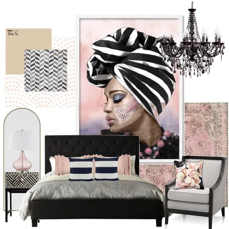 pink lady bedroom Interior Design Mood Board by aeshaosman on Style Sourcebook
