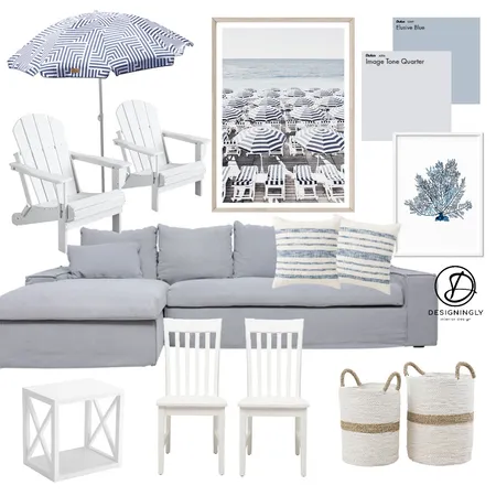 Hamptons Easy Interior Design Mood Board by Designingly Co on Style Sourcebook