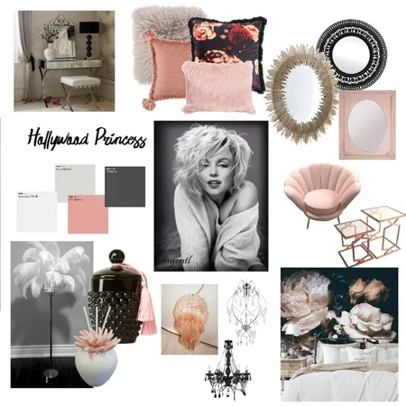 Hollywood Princess Interior Design Mood Board by Renee Skuse on Style Sourcebook