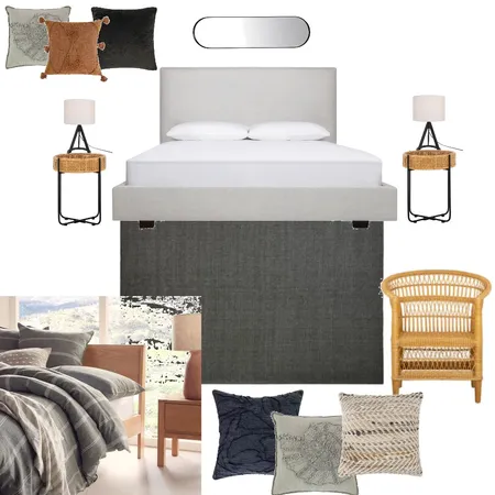 Earth Tones Bedrooms Interior Design Mood Board by Di Taylor Interiors on Style Sourcebook