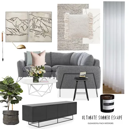 Summer Interior Design Mood Board by Oleander & Finch Interiors on Style Sourcebook