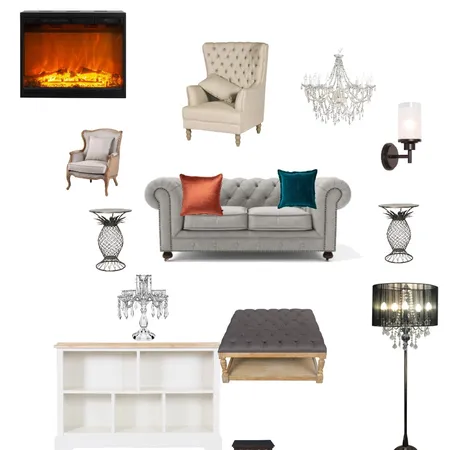 TRADITIONAL STYLE LOUNGE Interior Design Mood Board by Hazel Zidyah on Style Sourcebook