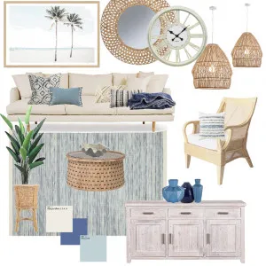Coastal Living Room Interior Design Mood Board by SheriB on Style Sourcebook