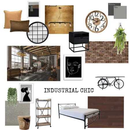 INDUSTRIAL Interior Design Mood Board by KAYLAR on Style Sourcebook
