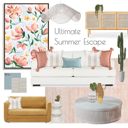 blooming summer edited Interior Design Mood Board by Vicki Doidge Designs on Style Sourcebook