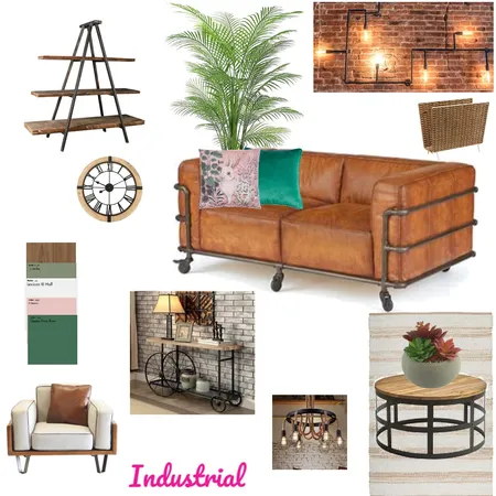Industrial Interior Design Mood Board by Rahaba on Style Sourcebook