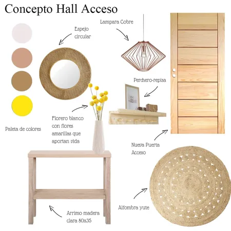 Hall Acceso Interior Design Mood Board by caropieper on Style Sourcebook