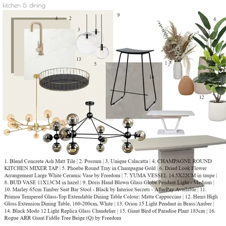 kitchen&dining Interior Design Mood Board by rhailynneagda on Style Sourcebook