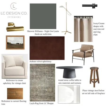 Rebeccalivingroomconcept Interior Design Mood Board by LC Design Co. on Style Sourcebook
