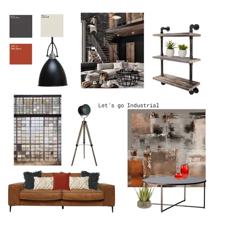 Let's go Industrial Interior Design Mood Board by Maryna Rossouw on Style Sourcebook