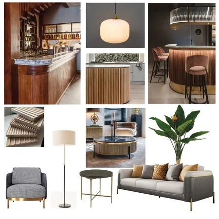 Bar Lounge Interior Design Mood Board by Cinnamon Space Designs on Style Sourcebook