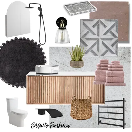 Ensuite Bathroom Parkview Interior Design Mood Board by Pink August Design Co on Style Sourcebook