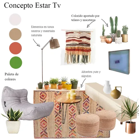 Estar TV Interior Design Mood Board by caropieper on Style Sourcebook