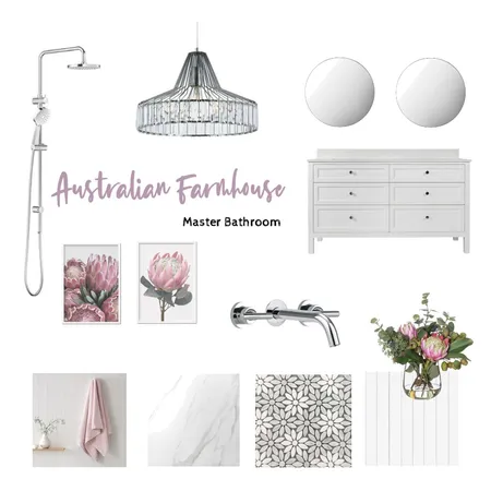 Willow Vale Master Bathroom Interior Design Mood Board by aphraell on Style Sourcebook