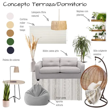 Dormitorio Terraza Interior Design Mood Board by caropieper on Style Sourcebook