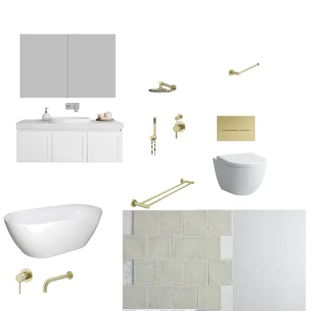 Bathroom Renovation Interior Design Mood Board by NatHuck on Style Sourcebook