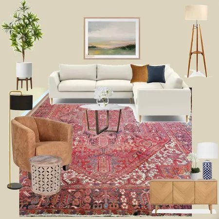 living room heriz Interior Design Mood Board by Jaleh on Style Sourcebook