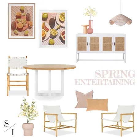 Spring Entertaining Interior Design Mood Board by Studio Isabella on Style Sourcebook
