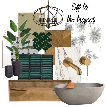 Off to the tropics Interior Design Mood Board by Luzanne on Style Sourcebook