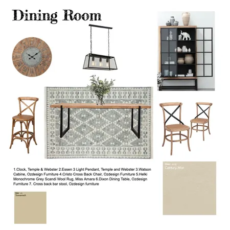 Mum and Dad Dining Room Interior Design Mood Board by erlo on Style Sourcebook
