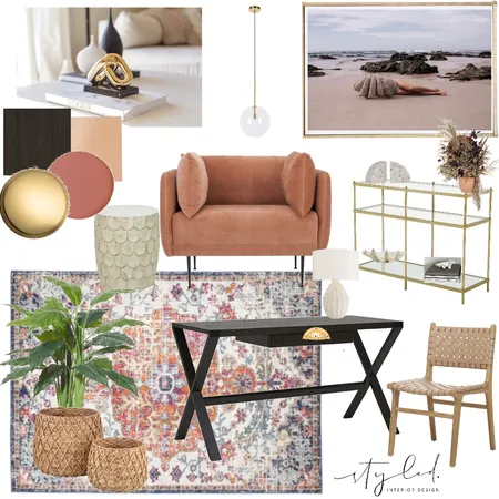 Study Interior Design Mood Board by Styled Interior Design on Style Sourcebook