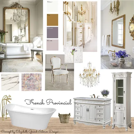French Provincial Interior Design Mood Board by Elizabeth Grand on Style Sourcebook