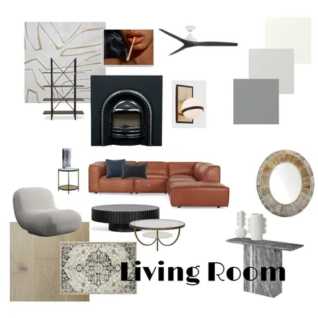 Module 9 Living Room Interior Design Mood Board by CamilleArmstrong on Style Sourcebook