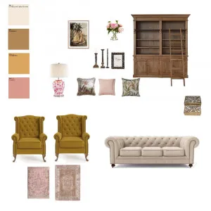 Analogous Living Room Interior Design Mood Board by MelodyMay on Style Sourcebook