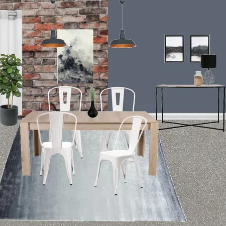 D 8 - DINING ROOM INDUSTRIAL WHITE Interior Design Mood Board by Taryn on Style Sourcebook