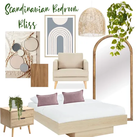 Scandanavian Bedroom Bliss Interior Design Mood Board by CaseyJo8 on Style Sourcebook
