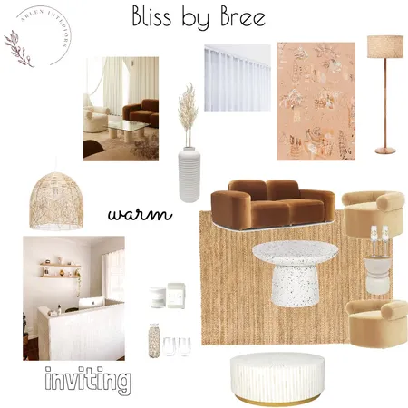 Bliss by Bree x warm + inviting Interior Design Mood Board by Arlen Interiors on Style Sourcebook