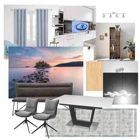 Kitchen blue var4 Interior Design Mood Board by n_freestyle on Style Sourcebook