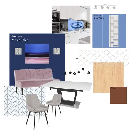 Kitchen blue dark Interior Design Mood Board by n_freestyle on Style Sourcebook