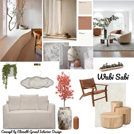 Wabi Sabi Interior Design Mood Board by Elizabeth Grand on Style Sourcebook