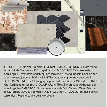 Materials board Interior Design Mood Board by Tando on Style Sourcebook