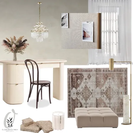 Desk Interior Design Mood Board by Oleander & Finch Interiors on Style Sourcebook