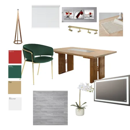Complimentary dining room Interior Design Mood Board by elamntando on Style Sourcebook