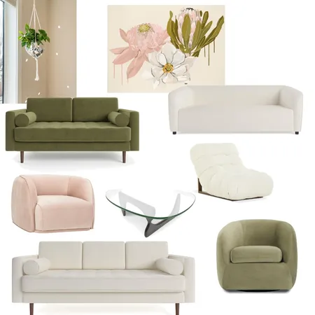 Lounge room colour concepts Interior Design Mood Board by Bronte on Style Sourcebook