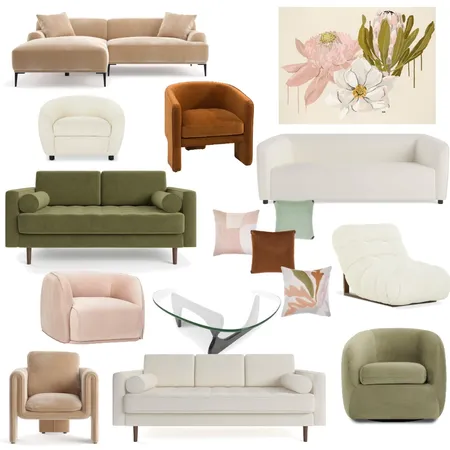 Lounge room colour concepts2 Interior Design Mood Board by Bronte on Style Sourcebook