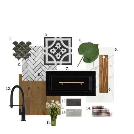 kitchen matreial board Interior Design Mood Board by Kayla Blom on Style Sourcebook