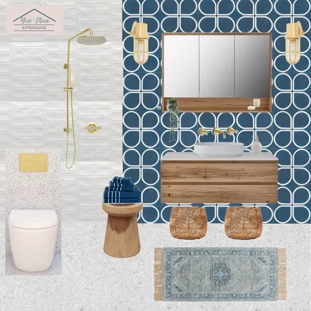 Coastal Bathroom Interior Design Mood Board by Sharon Bennett Designs on Style Sourcebook